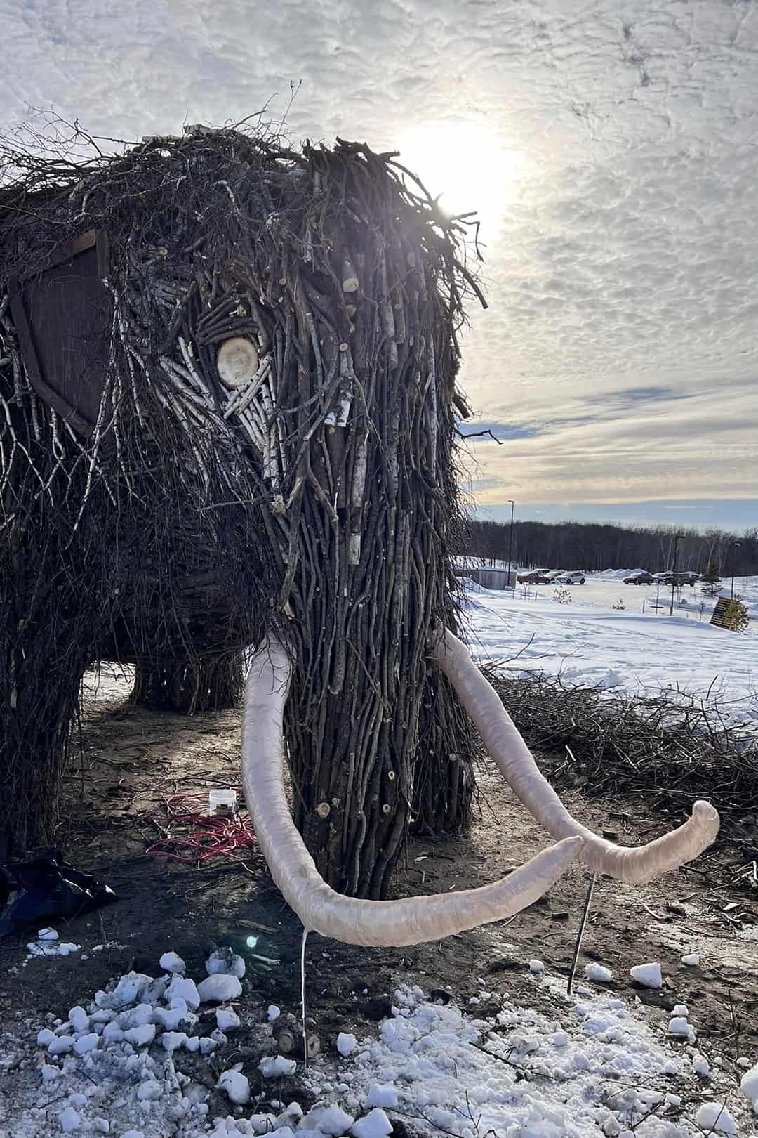 Mammoth sculpture