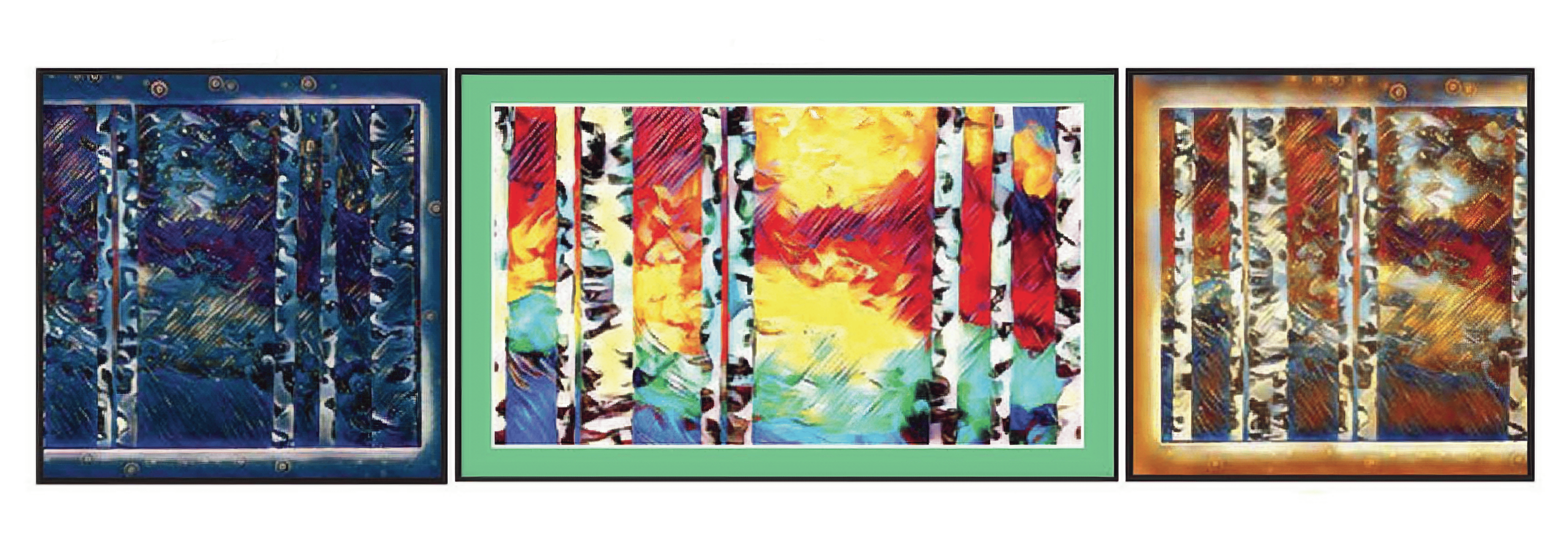"Fabulous Four Seasons" power box art wrap panels • Artist: Jessica Dretsch