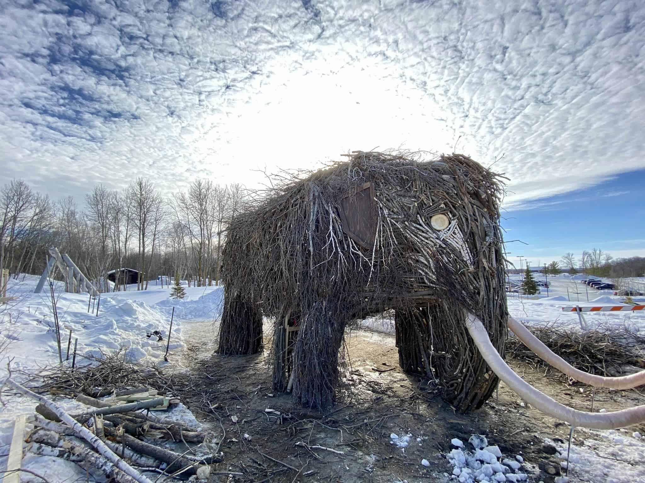 "Mashaal the Mammoth" • at Detroit Mountain • Artist: Leonic Collective